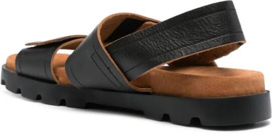 Camper Brutus 40mm leather sandals Black