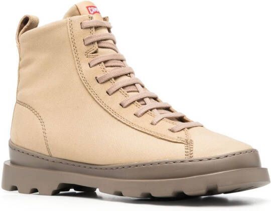 Camper Brutus ankle lace-up fastening boots Neutrals