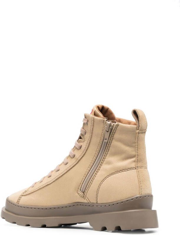 Camper Brutus ankle lace-up fastening boots Neutrals