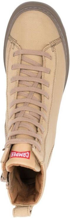 Camper Brutus ankle lace-up fastening boots Neutrals