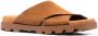 Camper Brutus cross-strap slide sandals Brown - Thumbnail 2