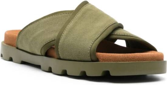 Camper Brutus crossover sandals Green