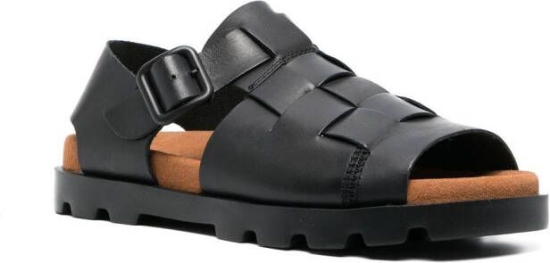 Camper Brutus flat sandals Black