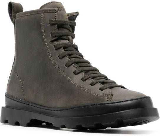 Camper Brutus lace-up ankle boots Green