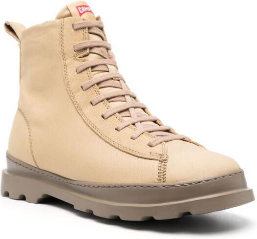 Camper Brutus lace-up ankle boots Neutrals