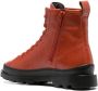 Camper Brutus lace-up ankle boots Orange - Thumbnail 3