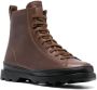 Camper Brutus lace-up boots Brown - Thumbnail 2
