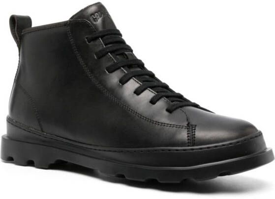 Camper Brutus lace-up leather boots Black