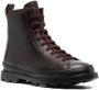Camper Brutus leather ankle boots Purple - Thumbnail 2