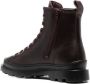 Camper Brutus leather ankle boots Purple - Thumbnail 3