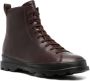 Camper Brutus leather ankle boots Purple - Thumbnail 2