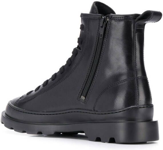 Camper Brutus leather boots Black