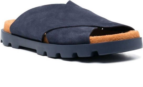 Camper Brutus leather sandals Blue