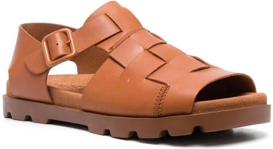 Camper Brutus leather sandals Brown