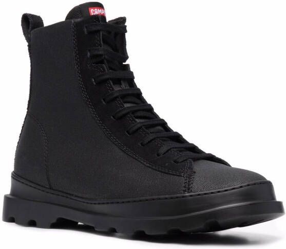 Camper Brutus organic-cotton ankle boots Black