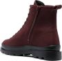 Camper Brutus suede lace-up boots Red - Thumbnail 3