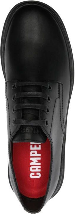 Camper Brutus Trek leather derby shoes Black