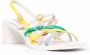 Camper buckled 60mm leather sandals White - Thumbnail 2