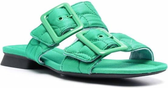 Camper Casi Myra double-strap sandals Green