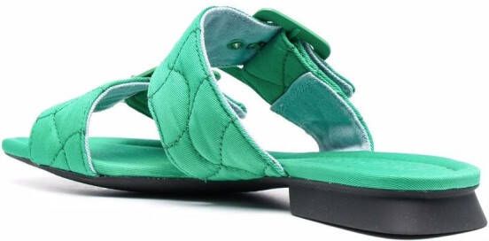 Camper Casi Myra double-strap sandals Green