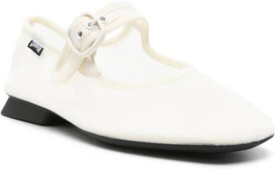 Camper Casi Myra mesh ballerina shoes White