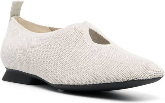 Camper Casi Myra recycled-polyester ballerina shoes Neutrals