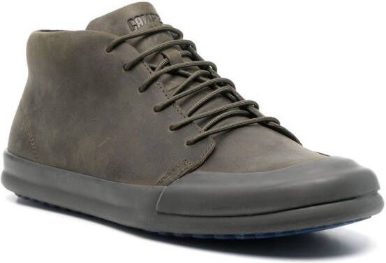 Camper Chasis lace-up boots Green