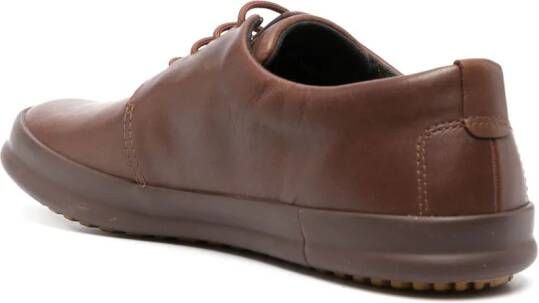 Camper Chasis leather derby shoes Brown