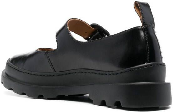 Camper chunky leather pumps Black