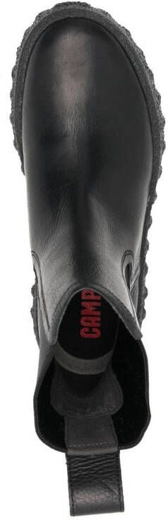 Camper chunky sole Chelsea boots Black