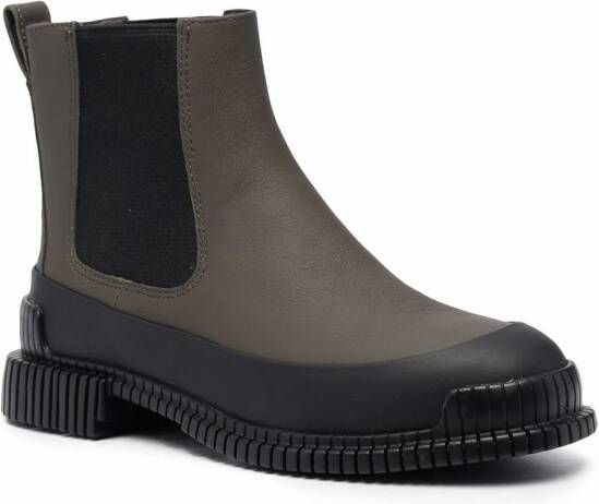 Camper colour-block ankle boots Green