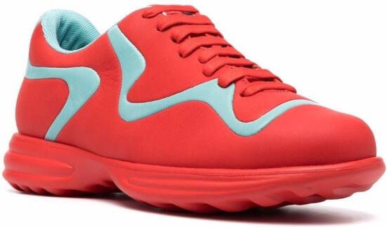 Camper colour-block low-top sneakers Red