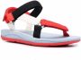 Camper colour-blocked touch strap sandals Red - Thumbnail 2