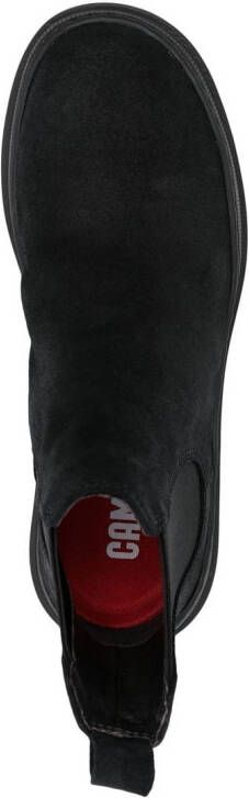 Camper contrast-sole ankle boots Black