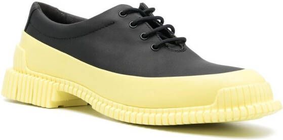 Camper contrasting-sole lace-up shoes Black
