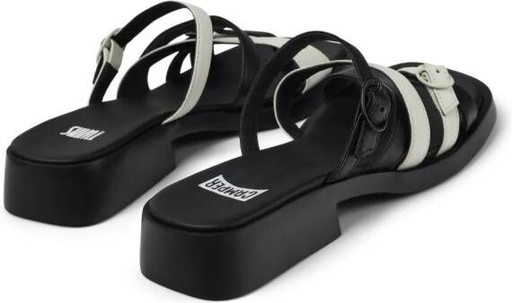Camper Dana Twins leather open-toe sandals Black