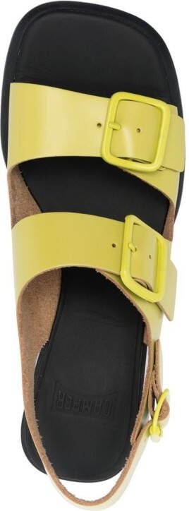 Camper Dina 50mm buckle-strap sandals Green