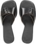 Camper Dina buckled leather mules Black - Thumbnail 4