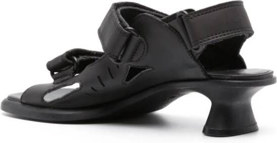 Camper Dina sculped low-heel sandals Black