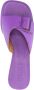 Camper Dina sculpted-heel leather mules Purple - Thumbnail 4