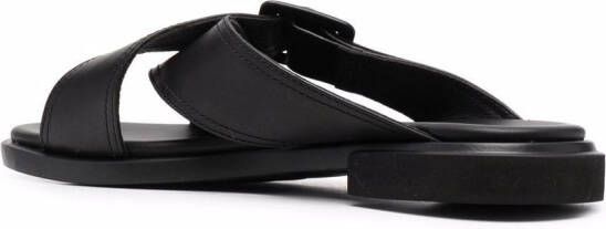 Camper Edy leather sandals Black