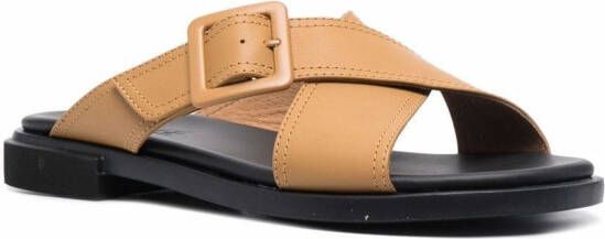 Camper Edy leather sandals Brown