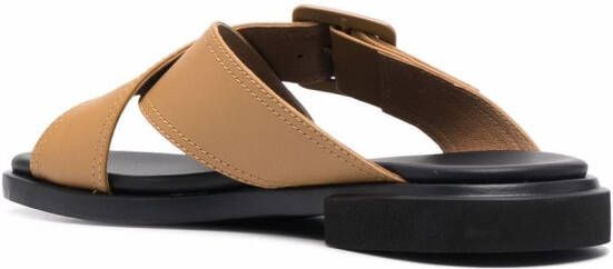 Camper Edy leather sandals Brown