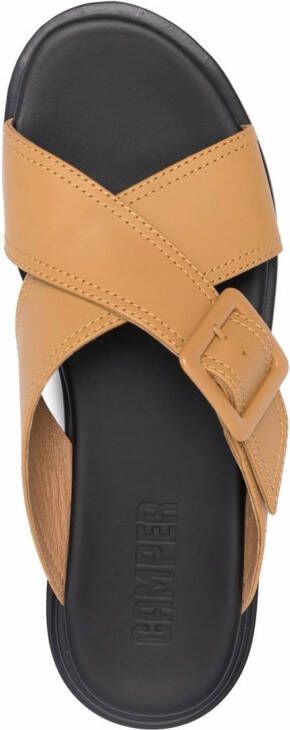 Camper Edy leather sandals Brown