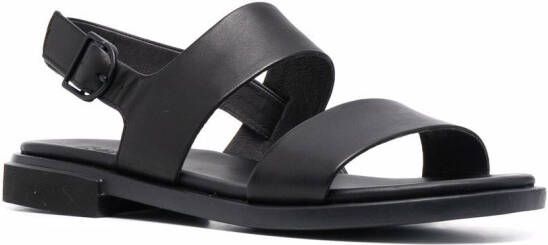 Camper Edy slingback leather sandals Black