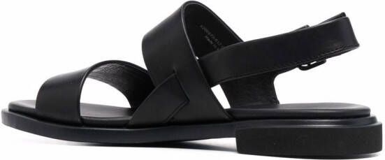 Camper Edy slingback leather sandals Black