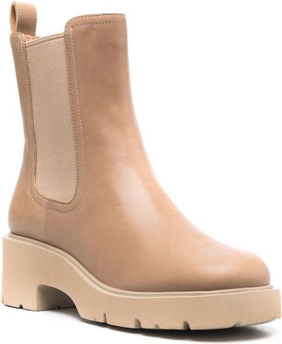 Camper Milah elasticated side-panel boots Neutrals