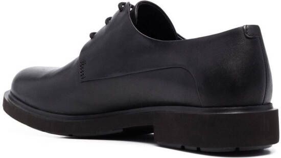 Camper front lace-up fastening shoes Black