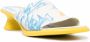 Camper graphic-print leather mules White - Thumbnail 2