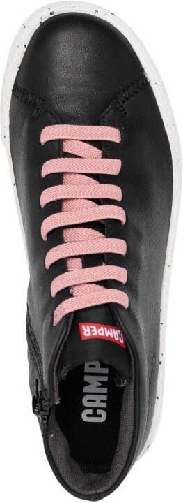 Camper high-top leather sneakers Black